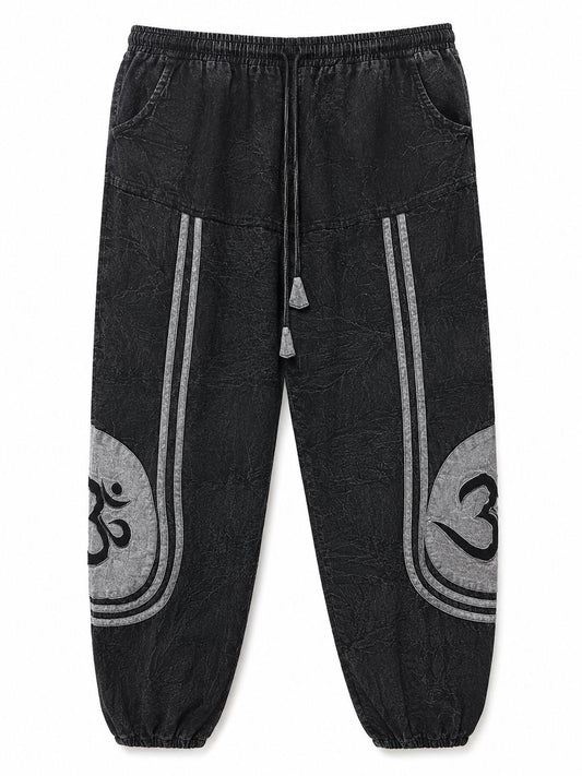 OM TROUSER – Unisex 100% Cotton Free Size Trousers | Handmade in Nepal